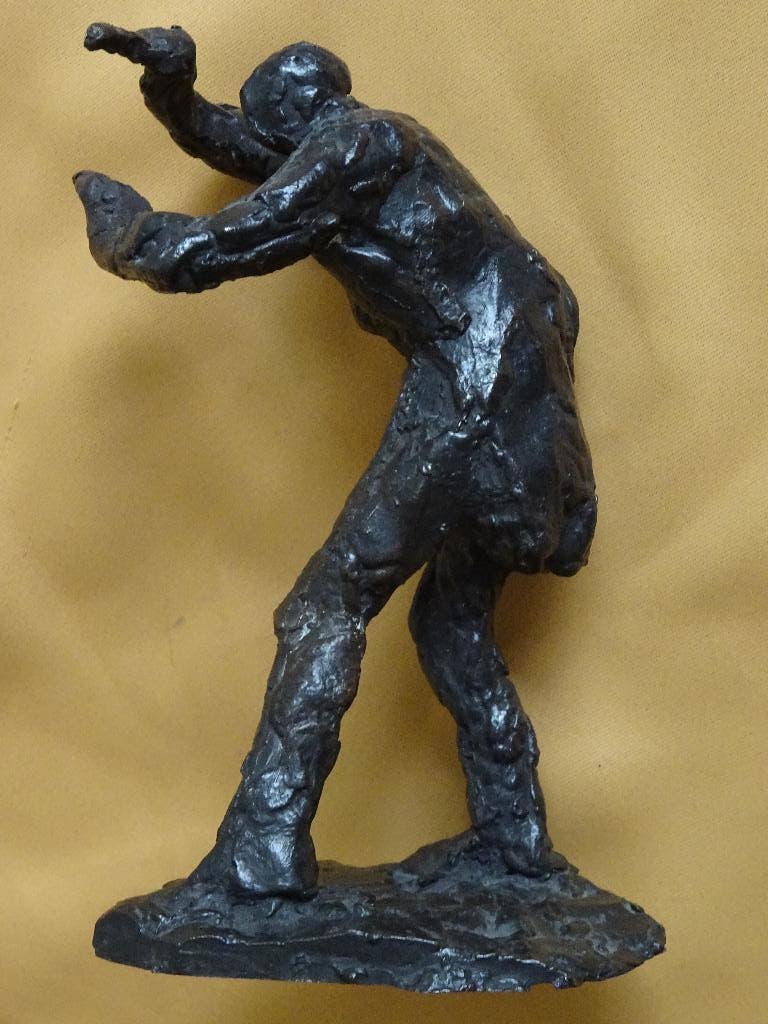 brons beeld dirigent abstract bronzen beeld, Antiek en Kunst, Antiek | Koper en Brons, Ophalen of Verzenden, Brons