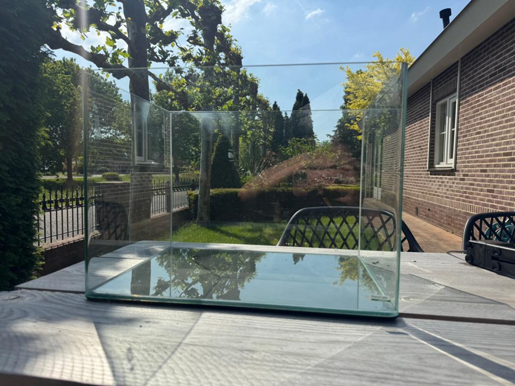 Vissenbak met accessoires, Ophalen, Gebruikt