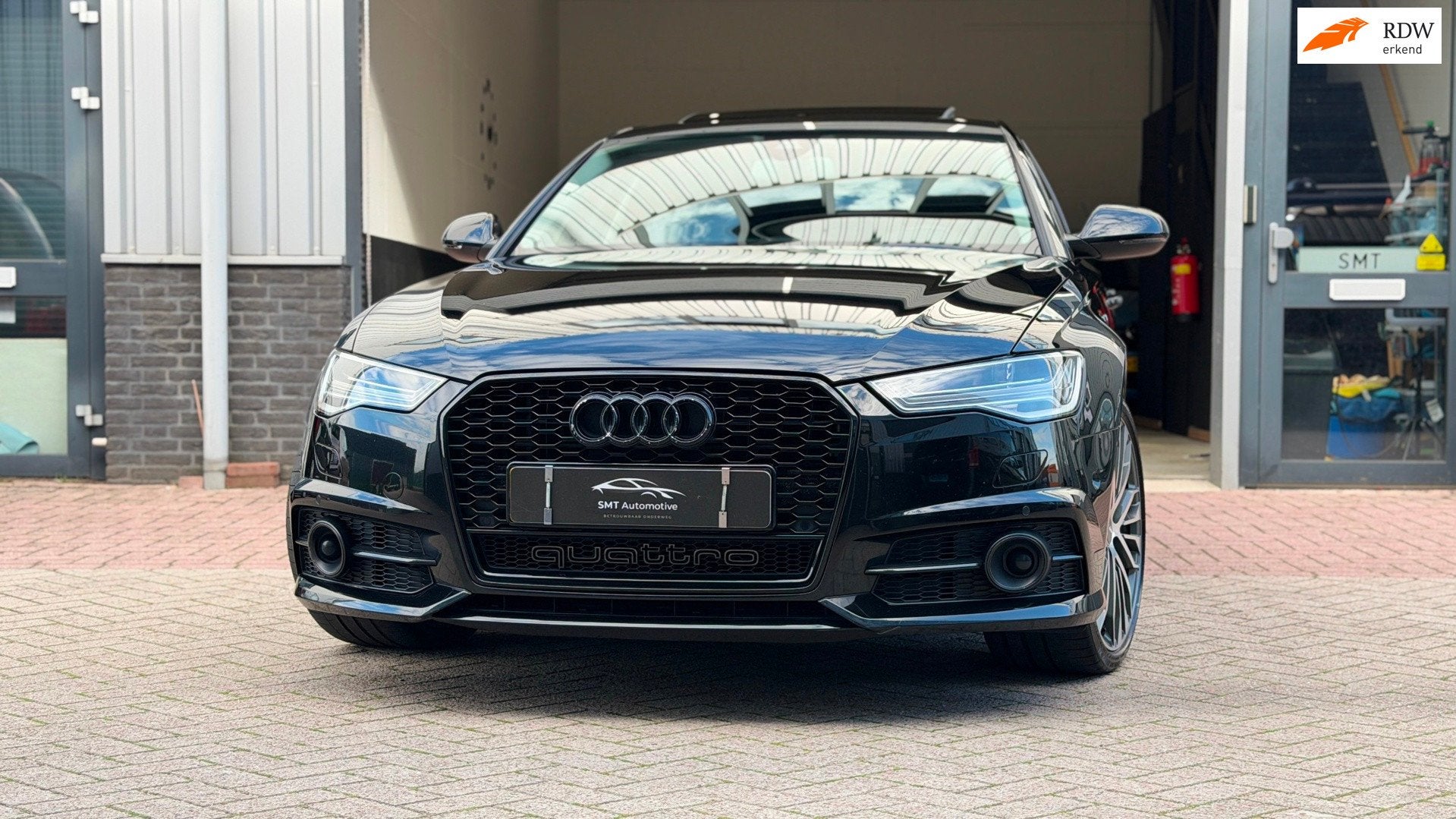 Audi A6 Limousine 3.0 TFSI Quattro 333PK | BTW | Garantie, Auto's, Gebruikt, 2995 cc, Zwart, Bedrijf