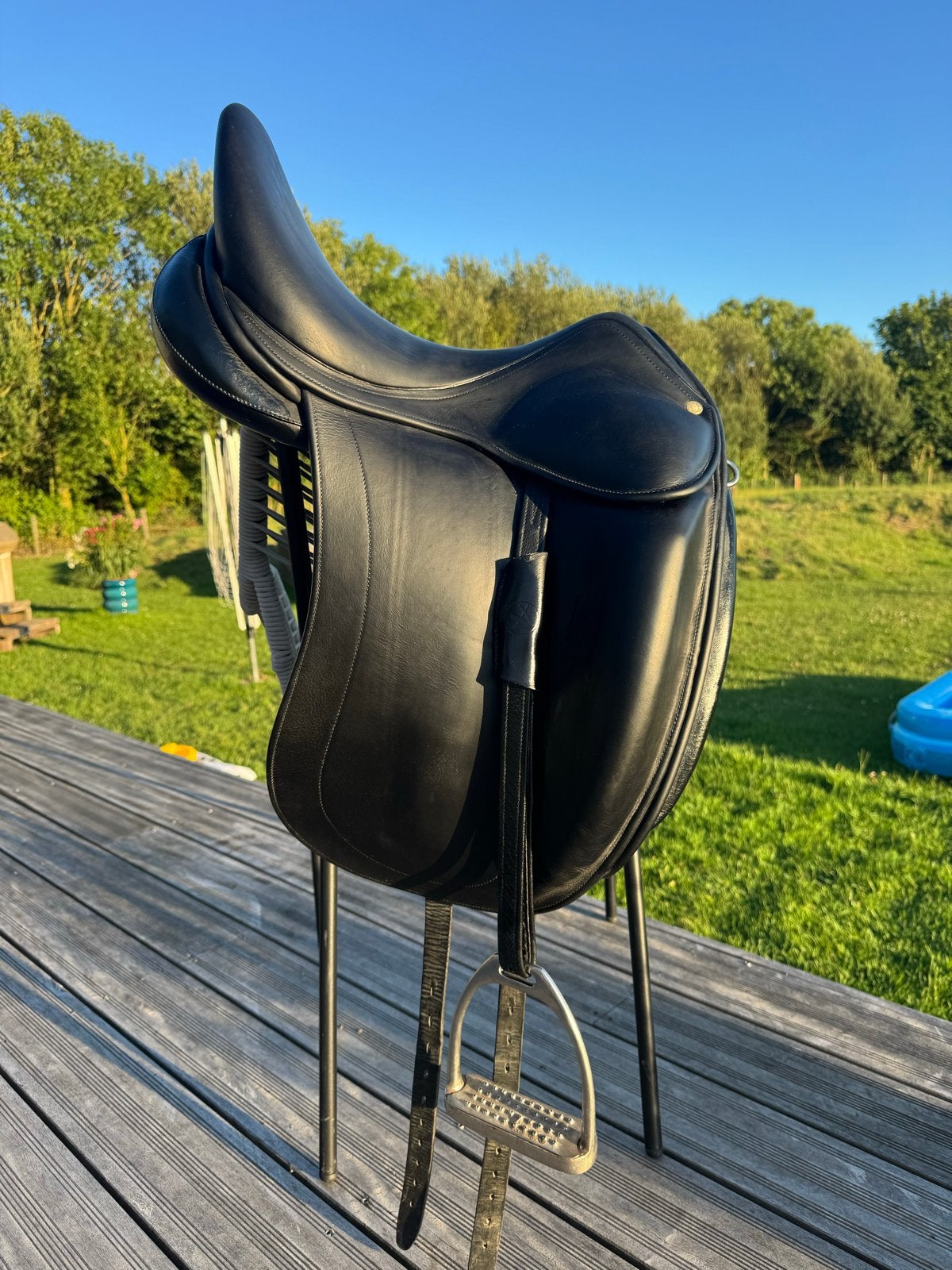 Luc Childeric DSG 16,5inch, Dieren en Toebehoren, Paarden en Pony's | Zadels, Ophalen, Gebruikt, Dressuur, Overige merken