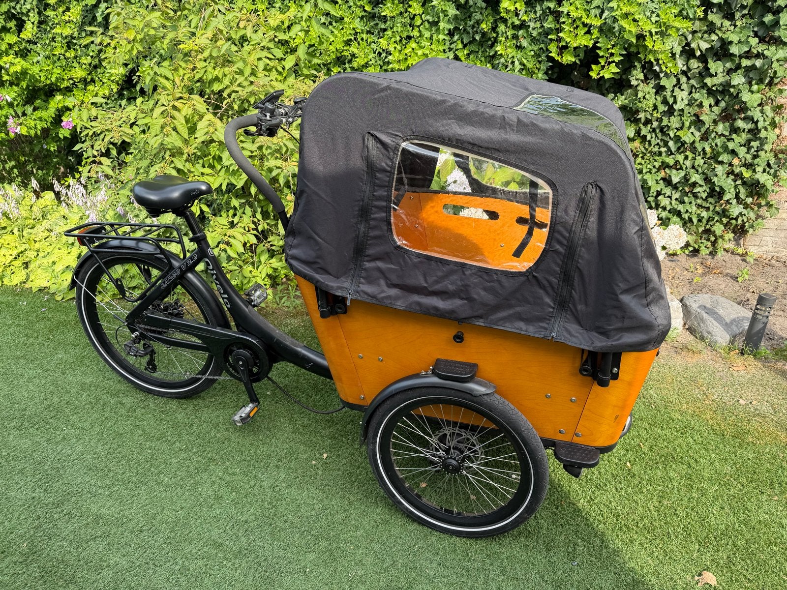 Qivelo Curve DR7 Elektrische Bakfiets - Ruim & Compact, Fietsen en Brommers, Fietsen | Bakfietsen, 4 kinderen of meer, Gebruikt