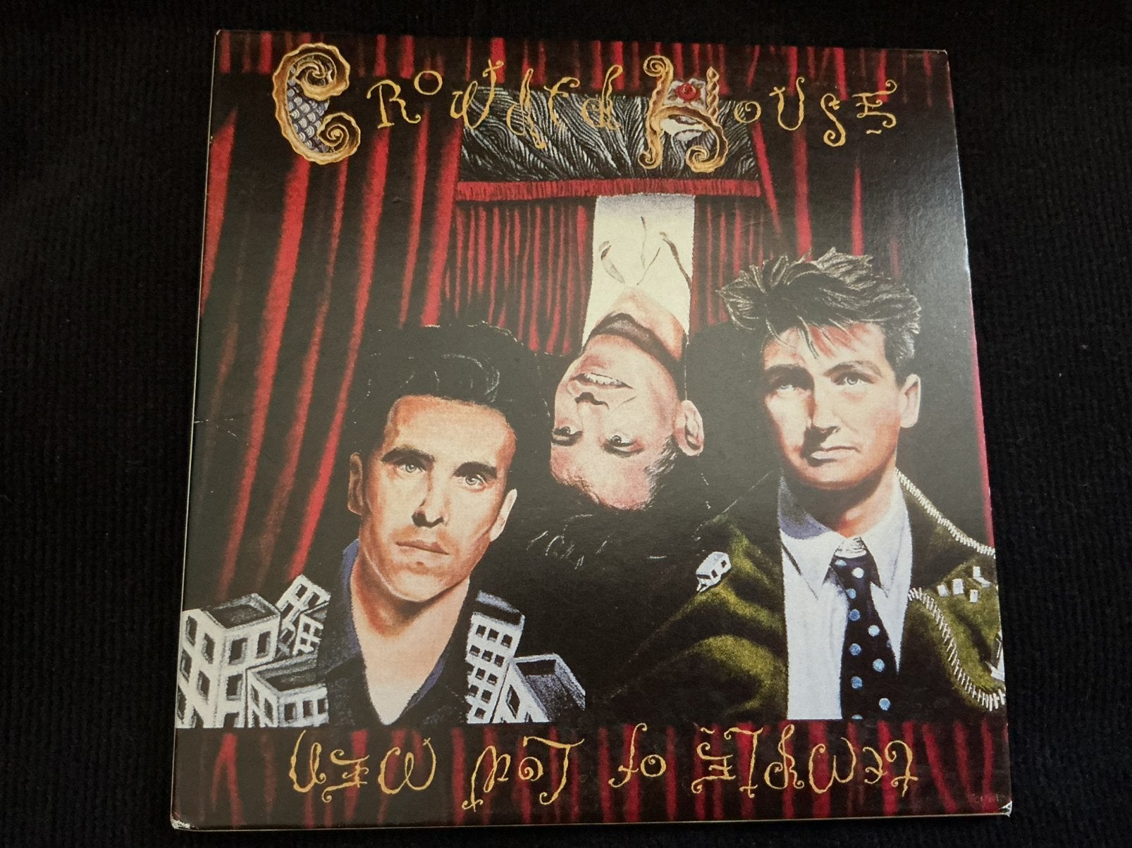 Crowded House, Temple of the low Men cardsleeve, Ophalen of Verzenden, Zo goed als nieuw, Poprock