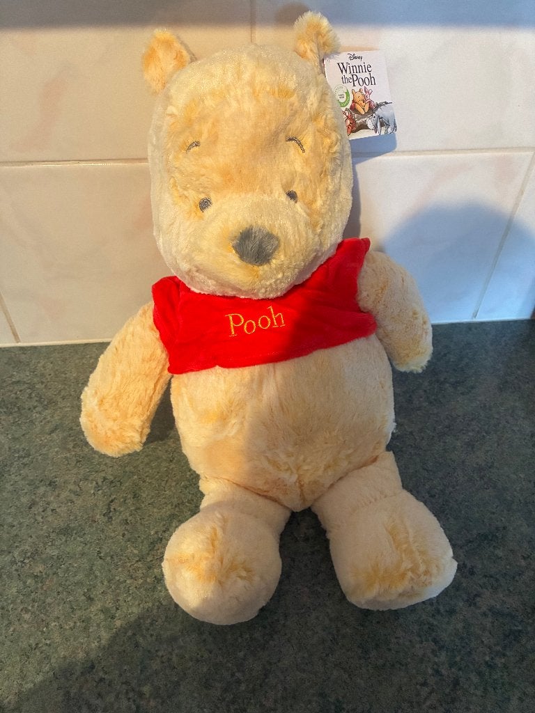 Disney Knuffel Winnie de Pooh Snuggle 32cm, Info@fantasy-kingdom.nl, Disney, Disney, Disney