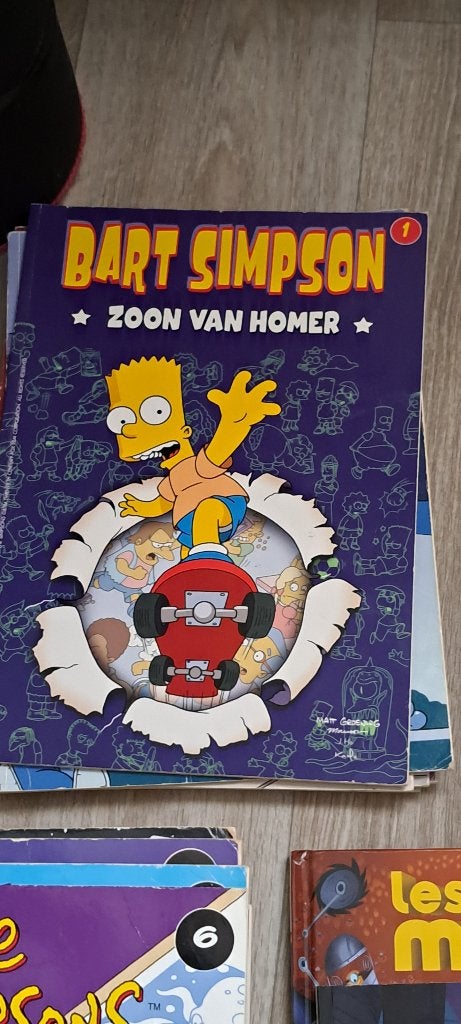 6 Stripboeken van Bart Simpson, Meerdere stripboeken, Ophalen of Verzenden, Gelezen