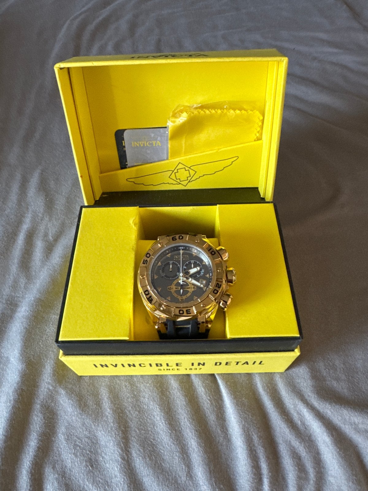 Invicta horloge - Nieuw in doos, Ophalen of Verzenden, Nieuw, Polshorloge, Overige merken