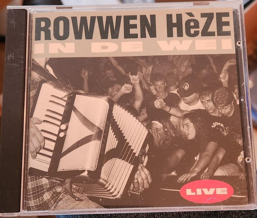CD Rowwen Hèze 1992 In de Wei KRASVRIJ, Ophalen of Verzenden, Zo goed als nieuw, Levenslied of Smartlap