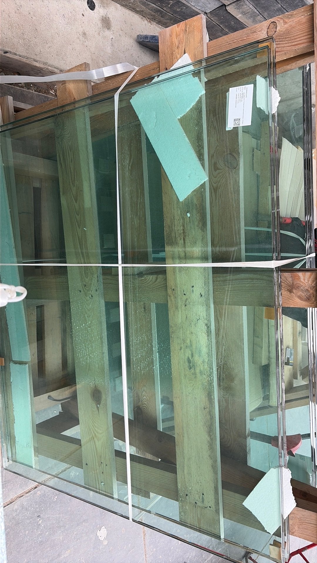 30x grote geharde gelaagde veiligheidsglas ruiten 1141x1315