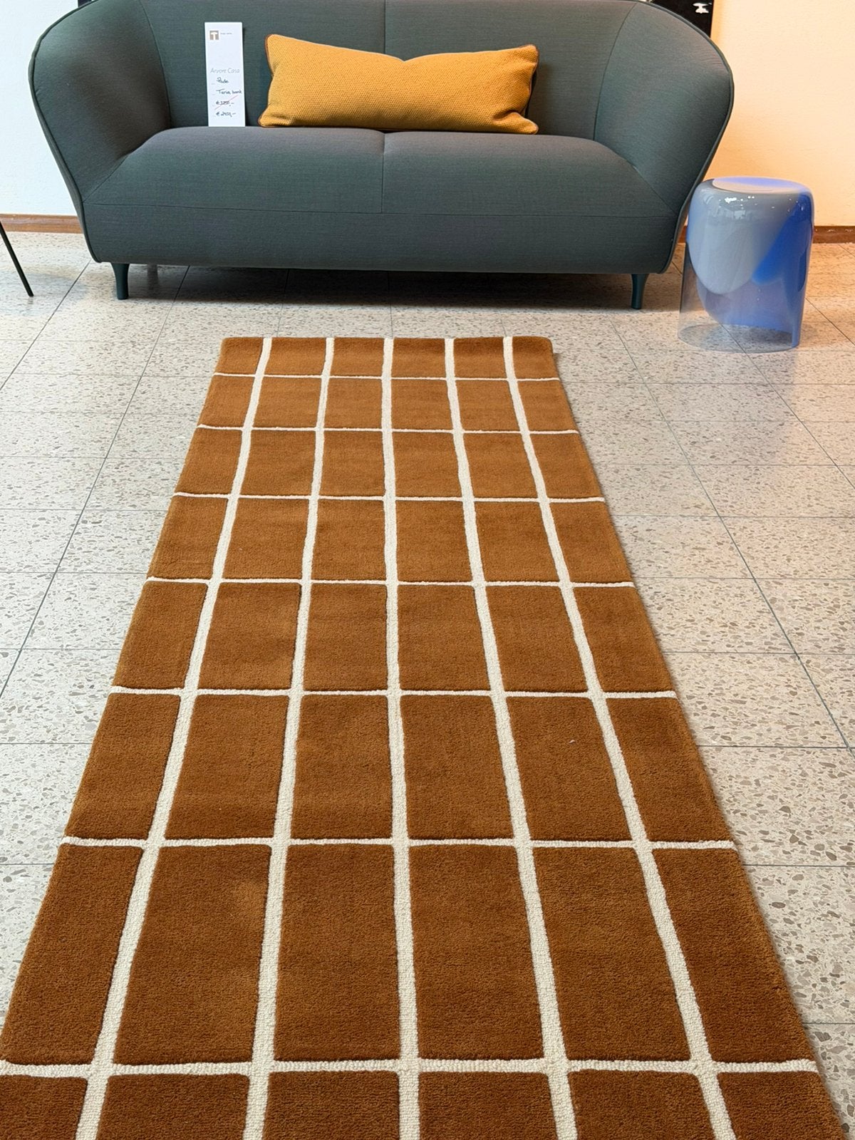 Brink en Campman loper Marimekko Tiiliskivi Brown, Ophalen, 200 cm of meer, 50 tot 100 cm, Zo goed als nieuw