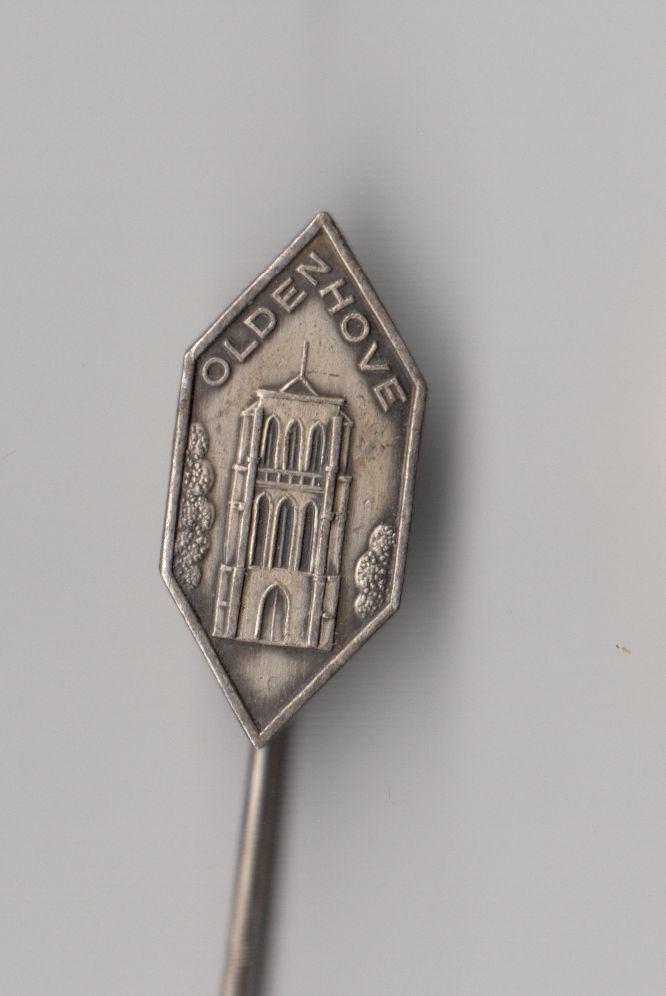 Leeuwarden Oldehove Friesland speldje, Verzamelen, Speldjes, Pins en Buttons, Gebruikt, Niet vindbaar, Niet vindbaar, Speldje of Pin