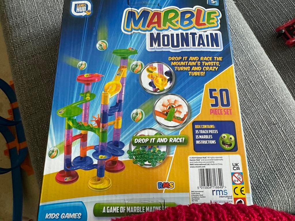 Marble Mountain knikkerbaan 50-delige set, Ophalen of Verzenden, Zo goed als nieuw, Overige merken