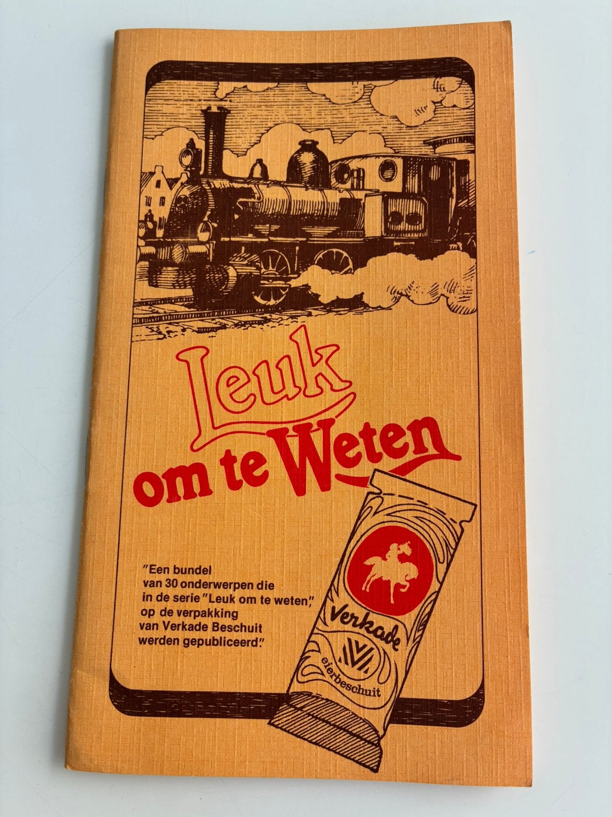Verkade 'Leuk om te Weten' Boekje - Verkade Eierbeschuit, Ophalen of Verzenden, Gebruikt, Overige typen