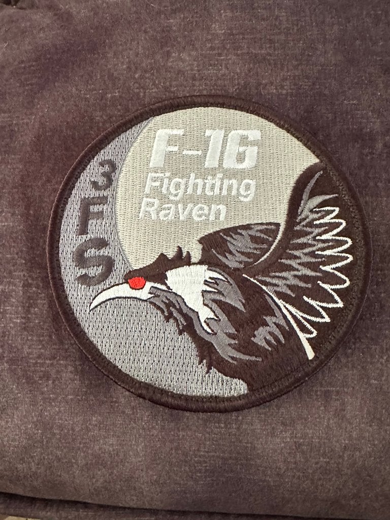 F-16 Fighting Raven 3 FS patch, Ophalen of Verzenden, Gebruikt, Patch, Badge of Embleem