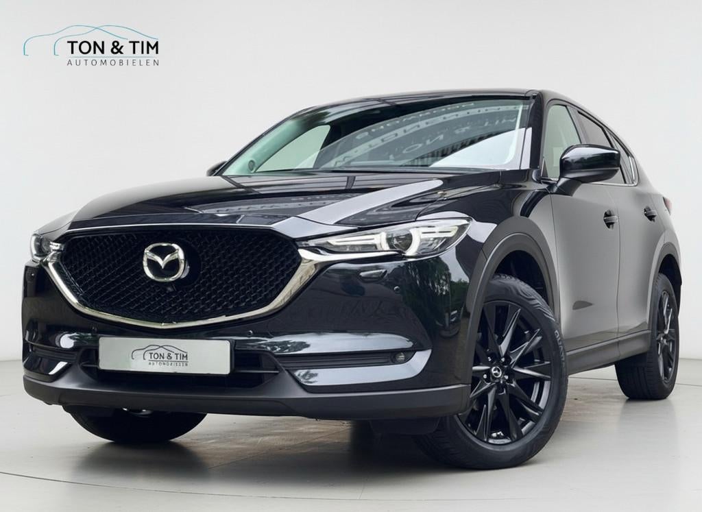 Mazda CX-5 2.5 SkyActiv-G 194 AWD Edition100 Trekhaak 360°, Gebruikt, Zwart, 4 cilinders, 2000 kg