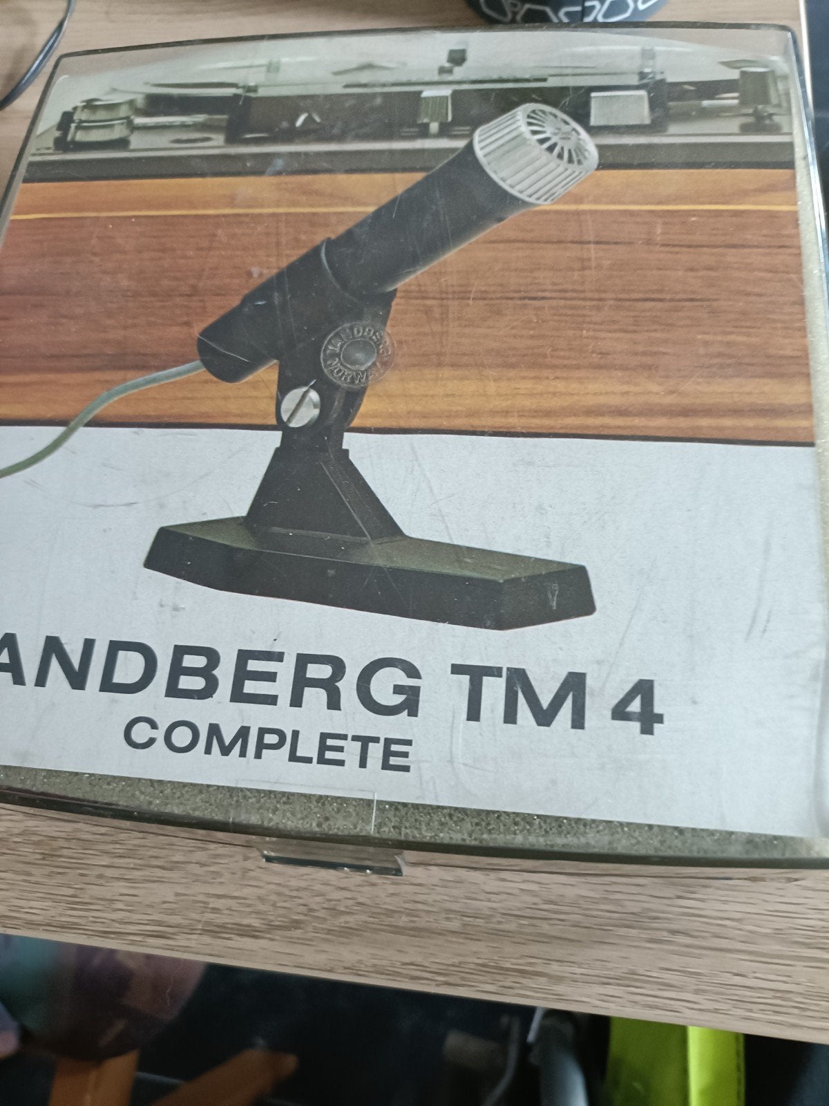 Vintage Tandberg TM 4 microfoonset compleet, Ophalen of Verzenden, Gebruikt, Overige typen