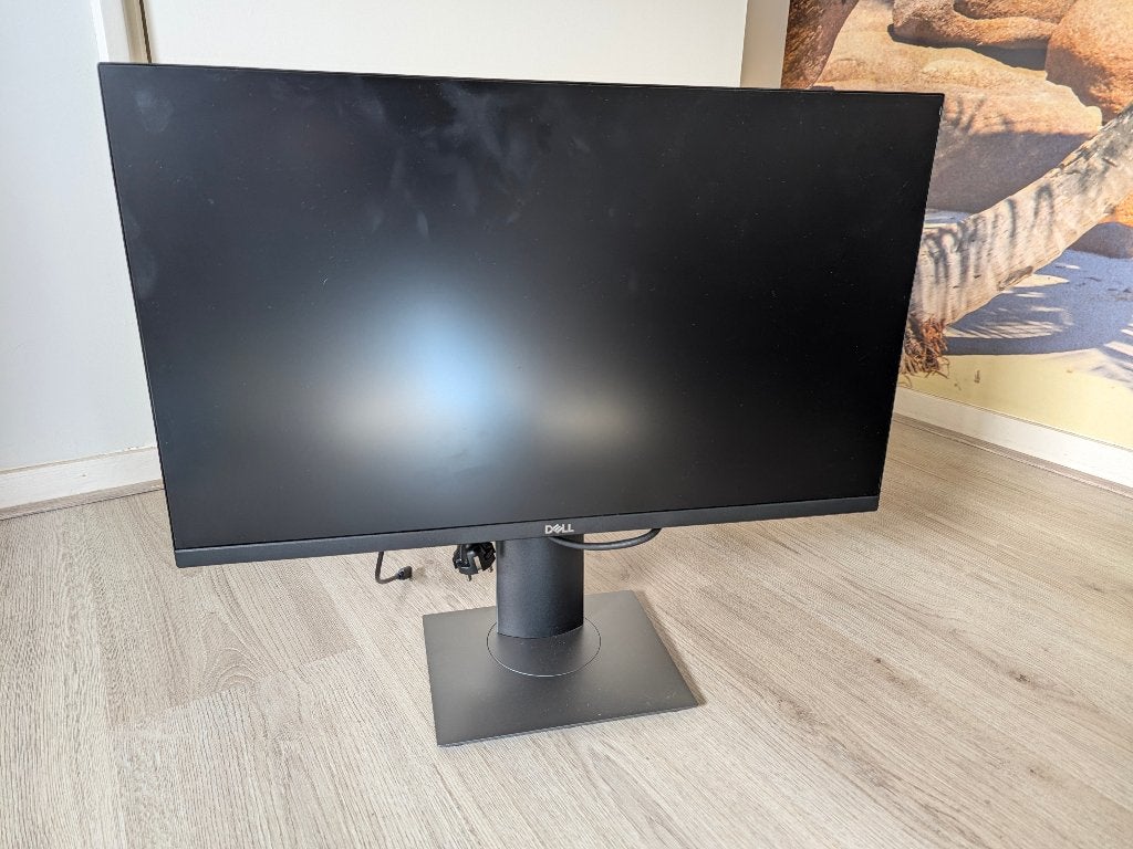 Beeldscherm Dell P2419H 24 inch, Computers en Software, Ophalen, IPS, DisplayPort, In hoogte verstelbaar