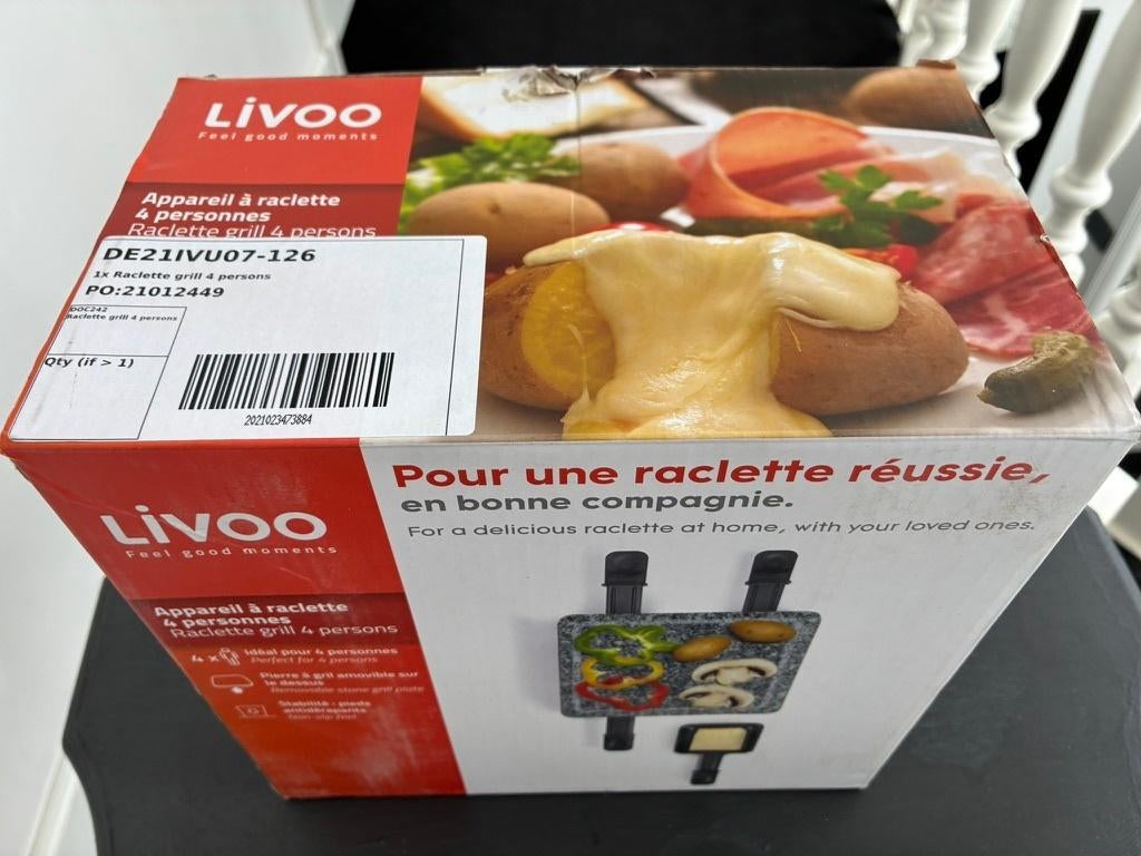 raclette, Ophalen, Nieuw, 4 t/m 7 personen