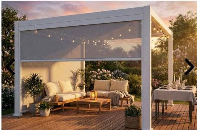 NIEUWE LAMELLA SCREENS 400 X 250cm, Tuin en Terras, Ophalen, Nieuw, Overige typen