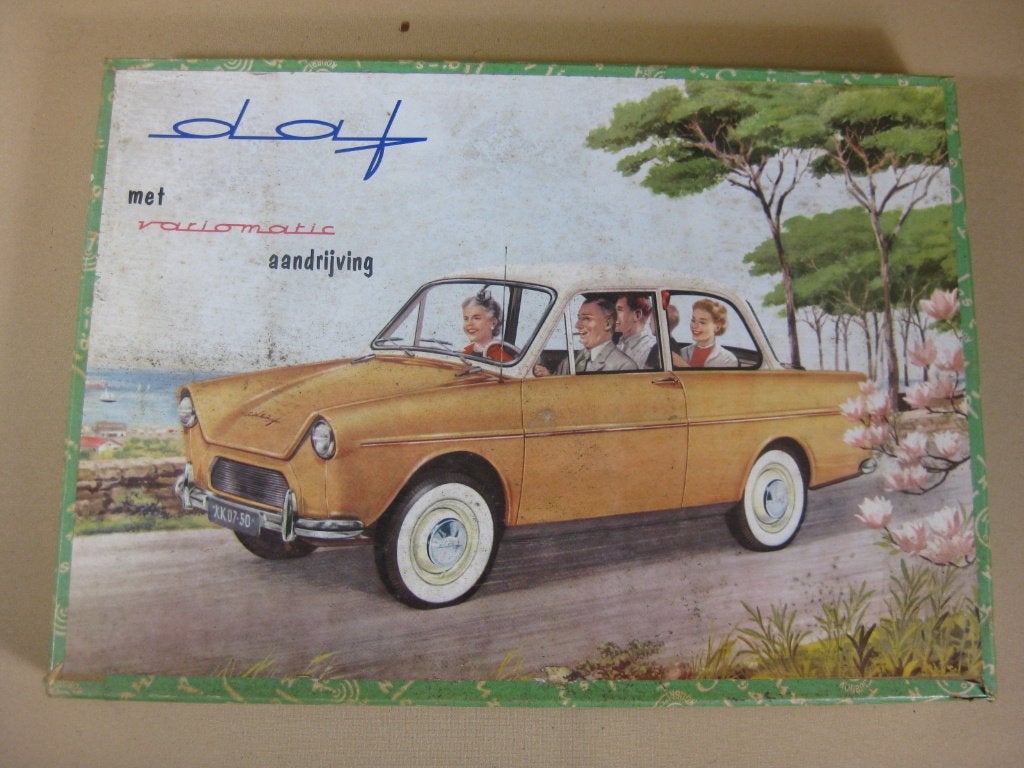 DAF puzzel 1958, Antiek en Kunst, Antiek | Speelgoed, Ophalen of Verzenden