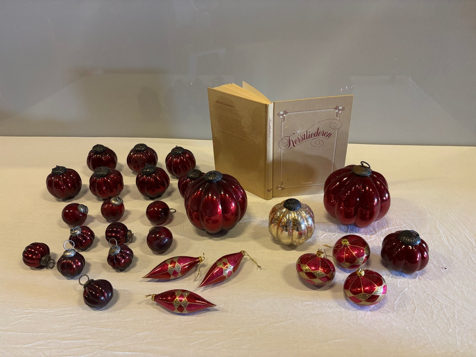 Oude zware kerstballen / Kugel-stijl – bijzonder, Ophalen of Verzenden, Nvt, Nvt, Nvt