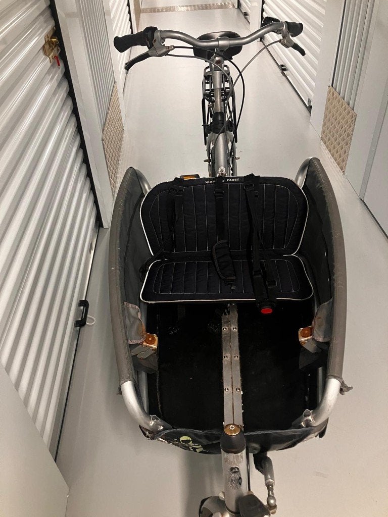 bakfiets - Gazelle Cabby, Ophalen, Gebruikt, Opvouwbaar, 2 kinderen