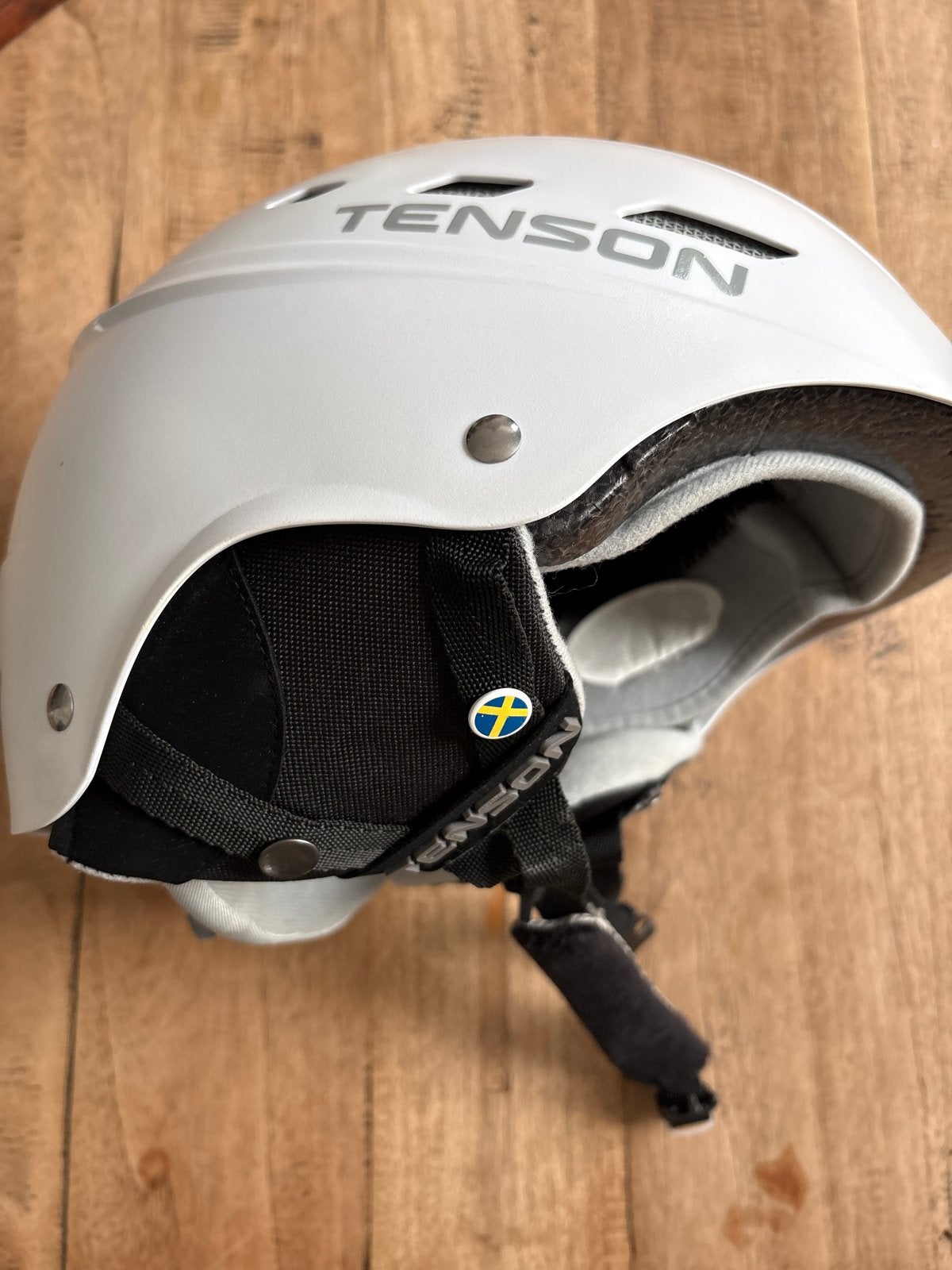 Tenson Skihelm / Snowboardhelm wit maat L, Overige merken, Overige typen, Ophalen of Verzenden, Zo goed als nieuw
