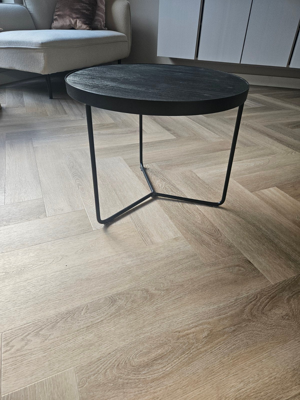 Bijzettafeltje Kwantum, Ophalen, Minder dan 45 cm, Minder dan 55 cm, Rond
