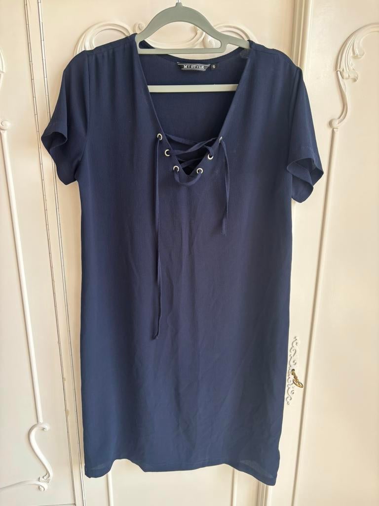 Nieuw blauw strandjurk My Style maat S 36, Kleding | Dames, Ophalen of Verzenden, Nieuw, Blauw, Overige typen