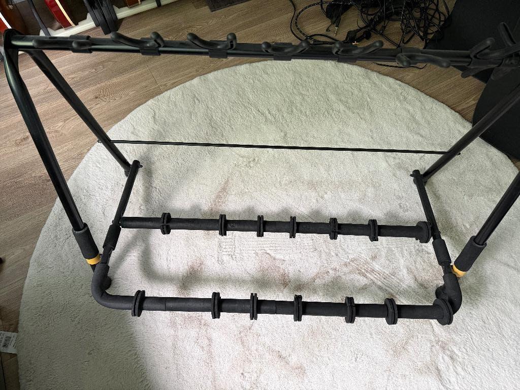 Hercules multi gitaar standaard zwart 2x, Muziek en Instrumenten, Ophalen, Zo goed als nieuw, Instrumentstandaard, Gitaar