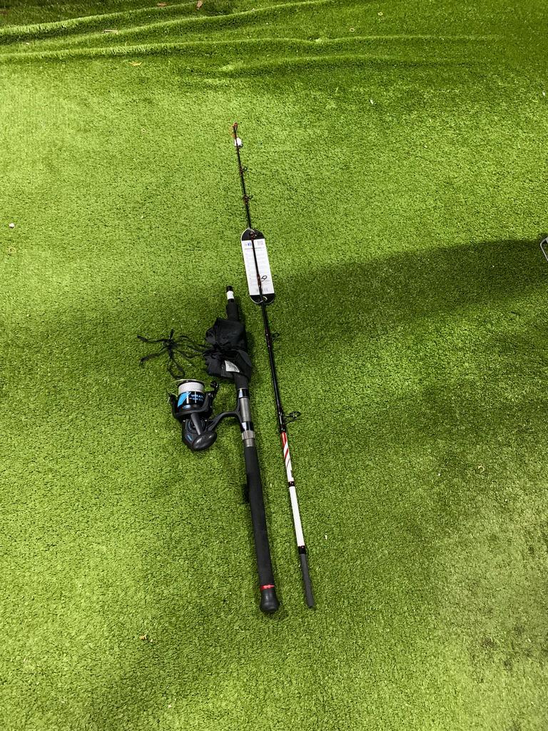Nieuwe Penn boothengel + Penn Wrath zeemolen, 1.90m 50-150gr, Ophalen of Verzenden, Nieuw, Complete set