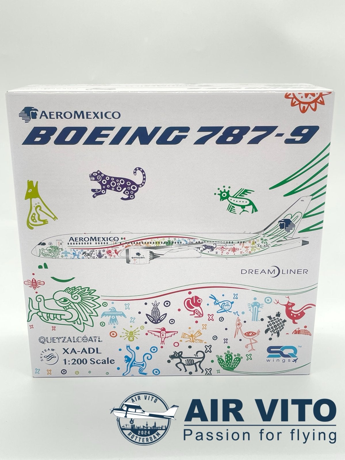Boeing 787-9 Dreamliner Aeroméxico "Quetzalcóatl" XA-ADL, Schaalmodel, ., Ophalen of Verzenden, .