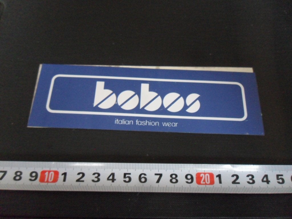 sticker BOBOS Italian fashion wear  Blauw, Ophalen of Verzenden, Zo goed als nieuw