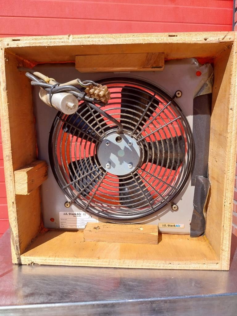 J.E. StorkAir Industriële Ventilator in Box (230V, 150W), Ophalen of Verzenden