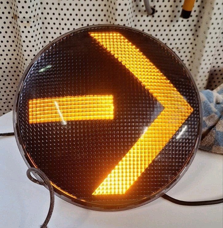LED Verkeerspijl - Oranje verkeerslicht, Ophalen of Verzenden