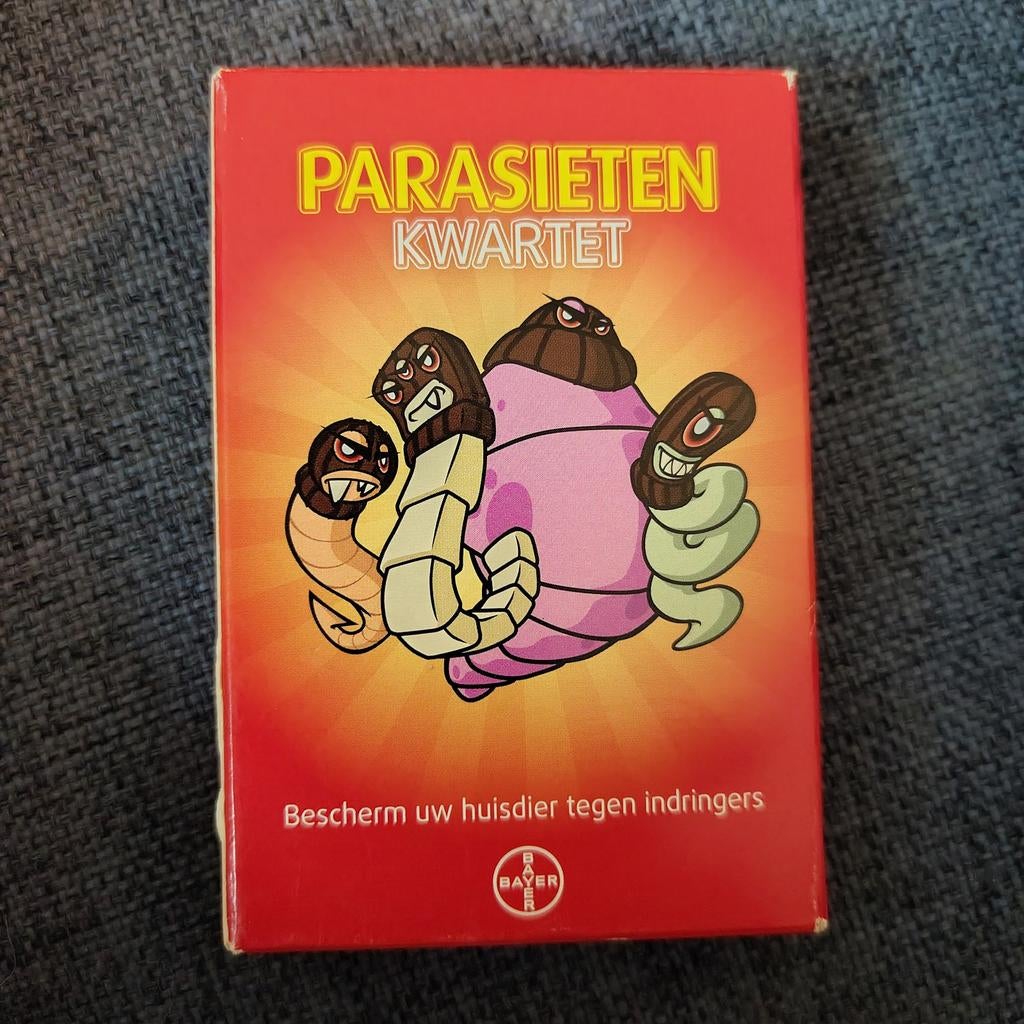 Kwartetspel parasieten, Ophalen of Verzenden