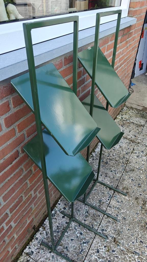 Groene folderhouders, set van 2, Ophalen of Verzenden