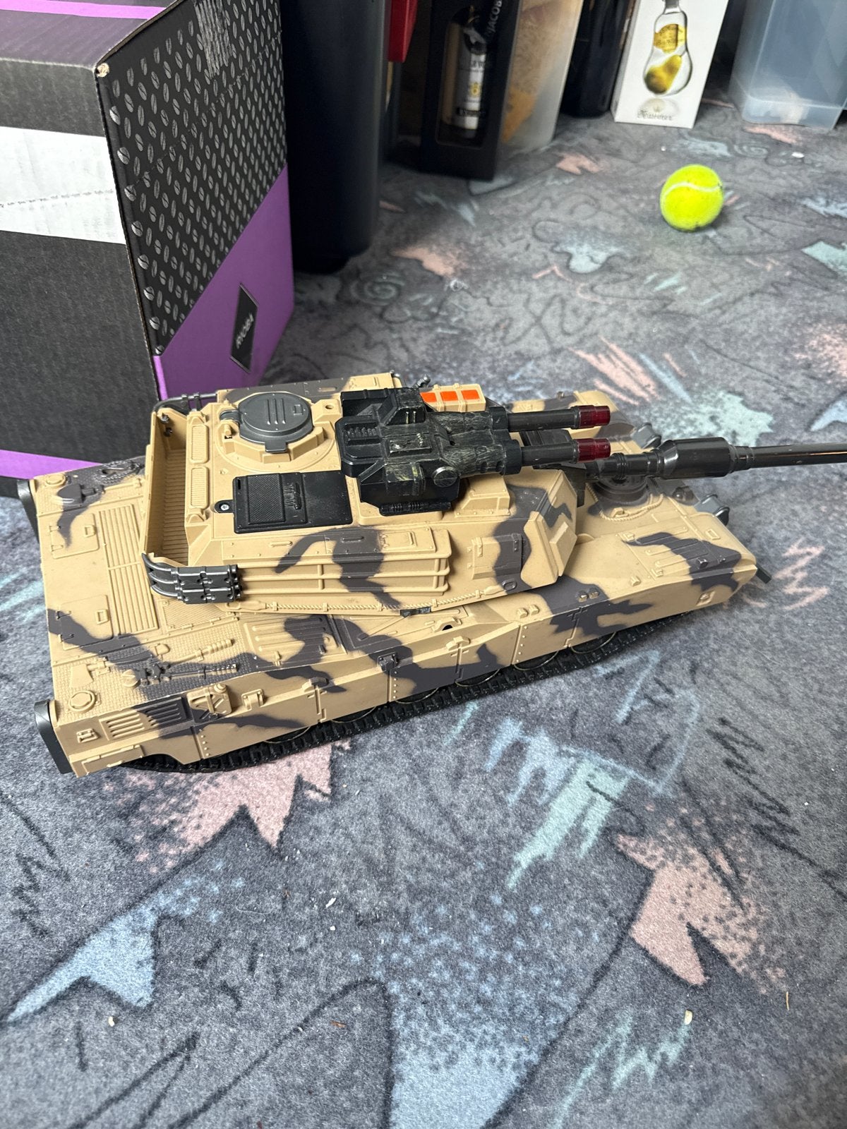 RC Tank Speelgoed - Camouflage, Ophalen of Verzenden, Gebruikt, Afstandsbediening