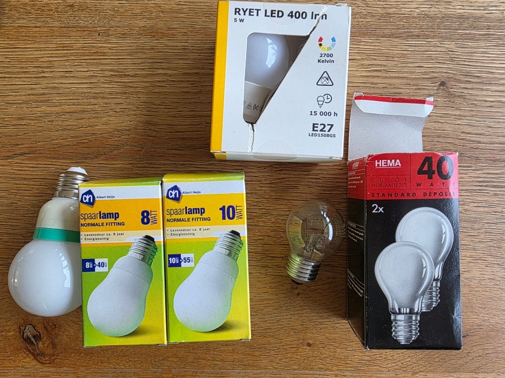 Diverse Spaarlampen (5W-8W-10W-40W), Ophalen of Verzenden, Nieuw, Metaal of Aluminium
