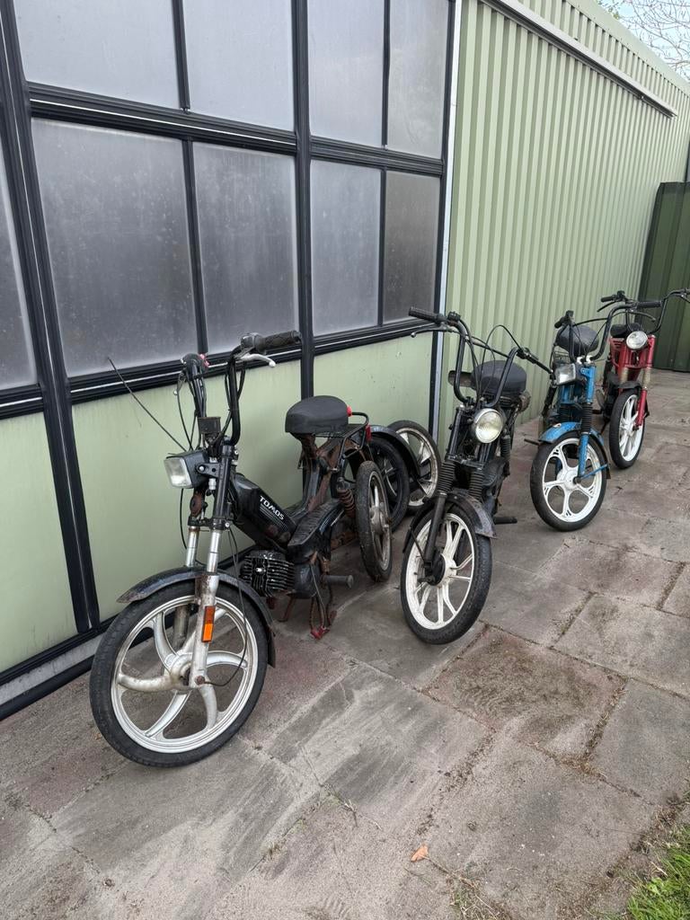 tomos brommer partij 4 stuks, Fietsen en Brommers, Ophalen, Gebruikt, Maximaal 25 km/u, Flexer