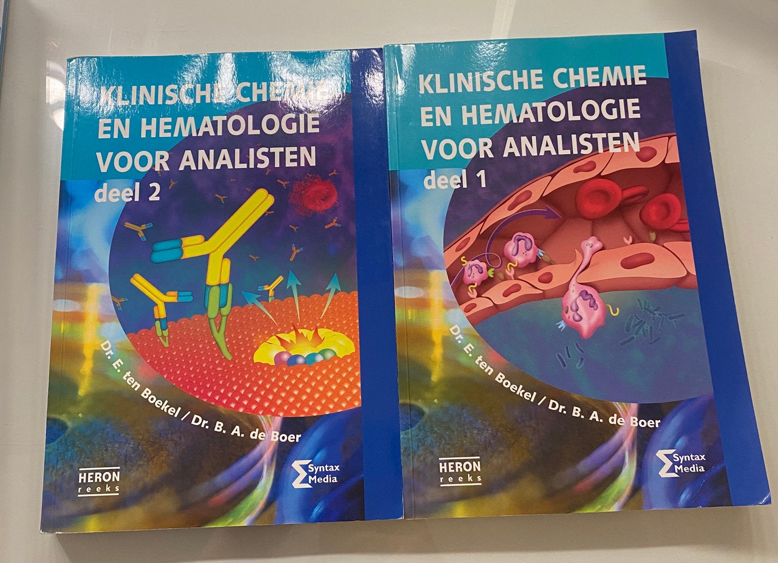 Klinische chemie en hematologie voor analisten, Boeken, Ophalen, E. ten Boekel; B.A. de Boer, Zo goed als nieuw, Bouwkunde