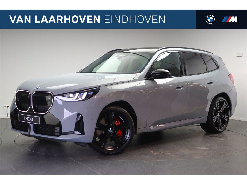 BMW X3 M50 xDrive Automaat / Panoramadak / Trekhaak / Sports, Auto's, BMW, Zwart, Leder, Bedrijf, 1955 kg