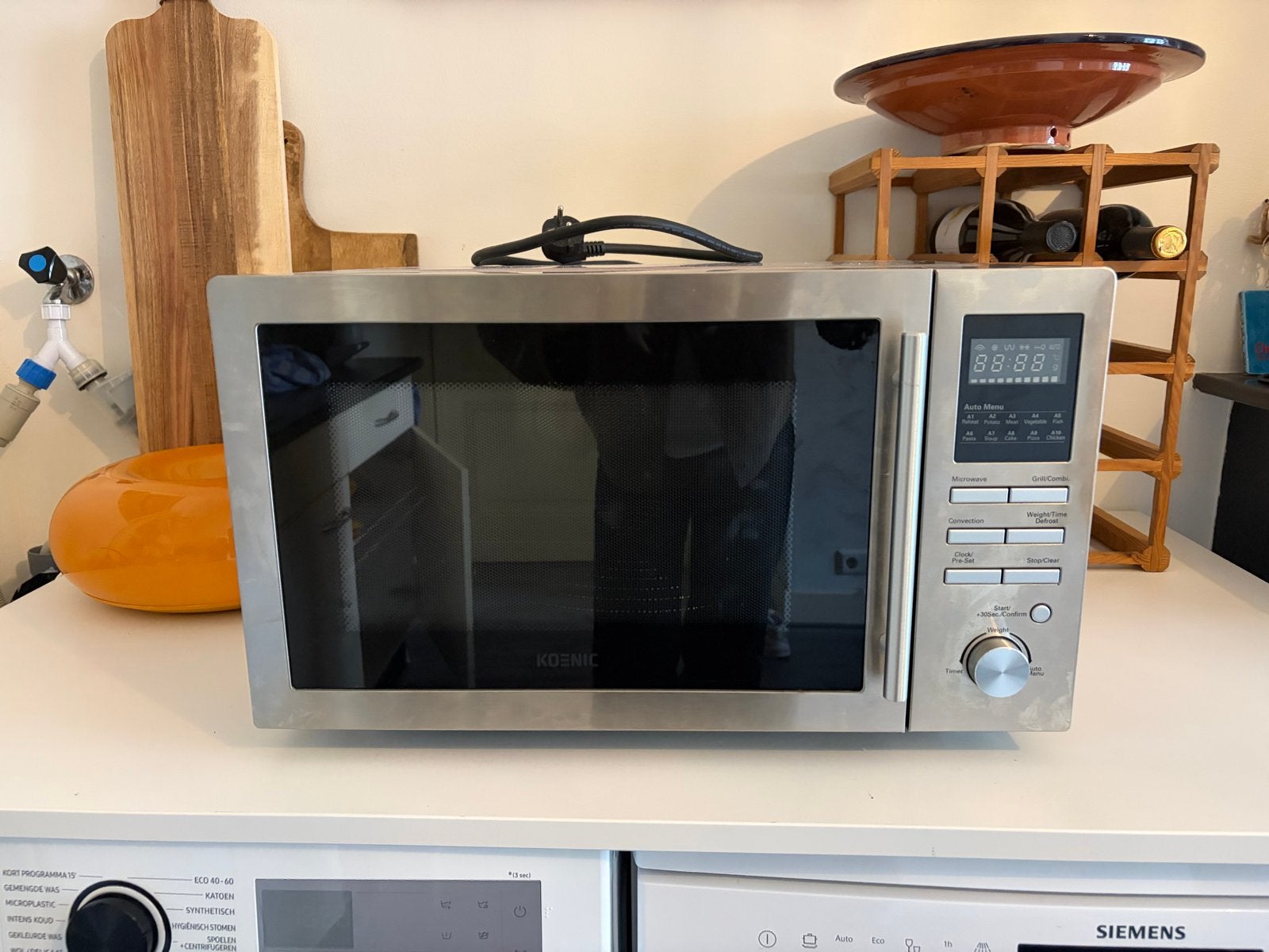 Combimagnetron Koenic, Witgoed en Apparatuur, Ophalen, Combimagnetron, Grill, Zo goed als nieuw