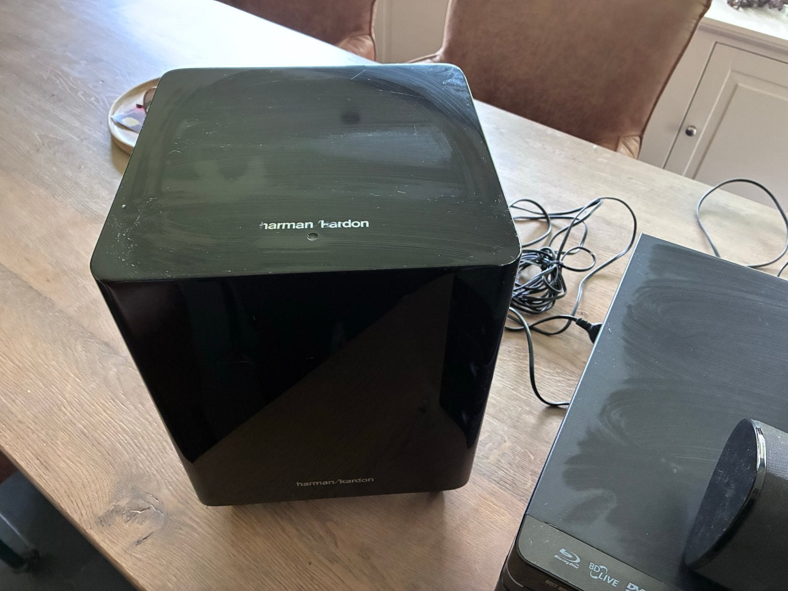 Harman Kardon Blu-ray Home Cinema Set UK met Subwoofer, Blu-ray-speler, 70 watt of meer, Ophalen, Overige merken