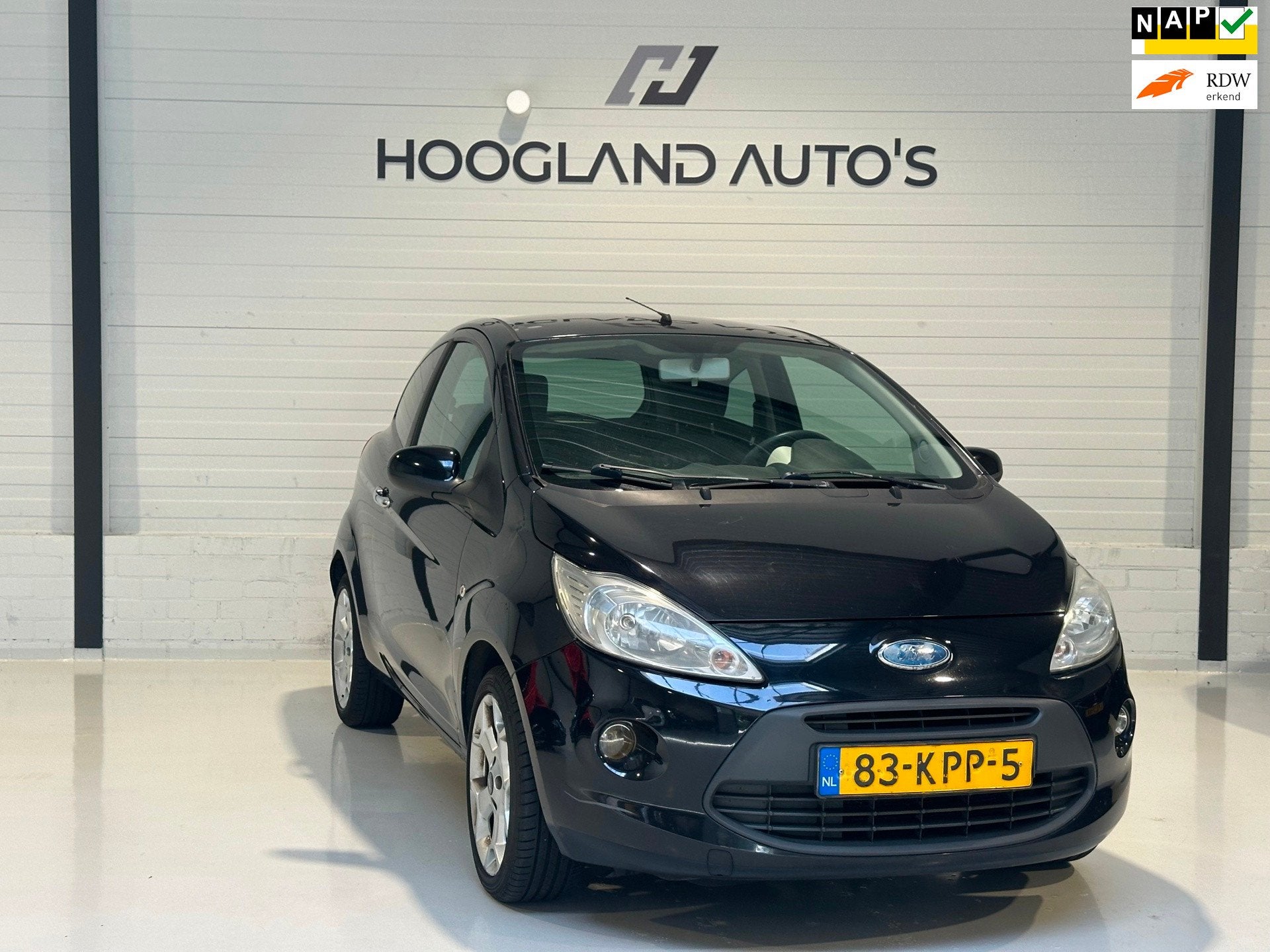 Ford Ka 1.2 Titanium 2010 Airco INRUILER, Auto's, Voorwielaandrijving, Gebruikt, 1242 cc, 4 cilinders