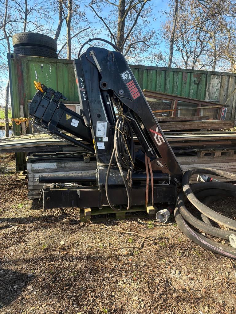 HIAB 144 B-3 CLX Laadkraan nieuw scheepskraan, Ophalen, Nieuw