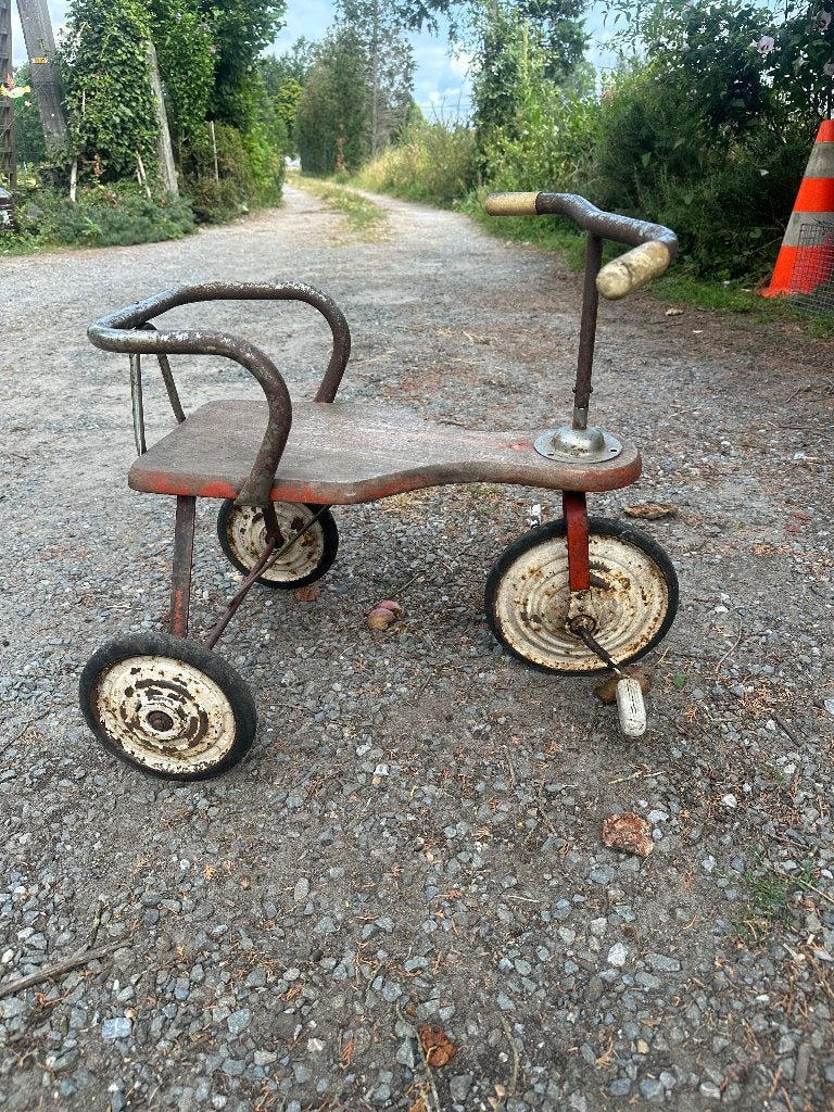 Vintage driewieler  antieke, Ophalen, Gebruikt