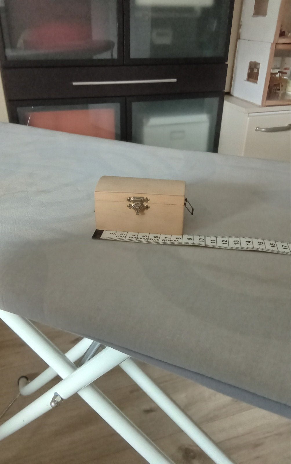 deken, boeken kist, Ophalen of Verzenden, Zo goed als nieuw, Poppenhuis