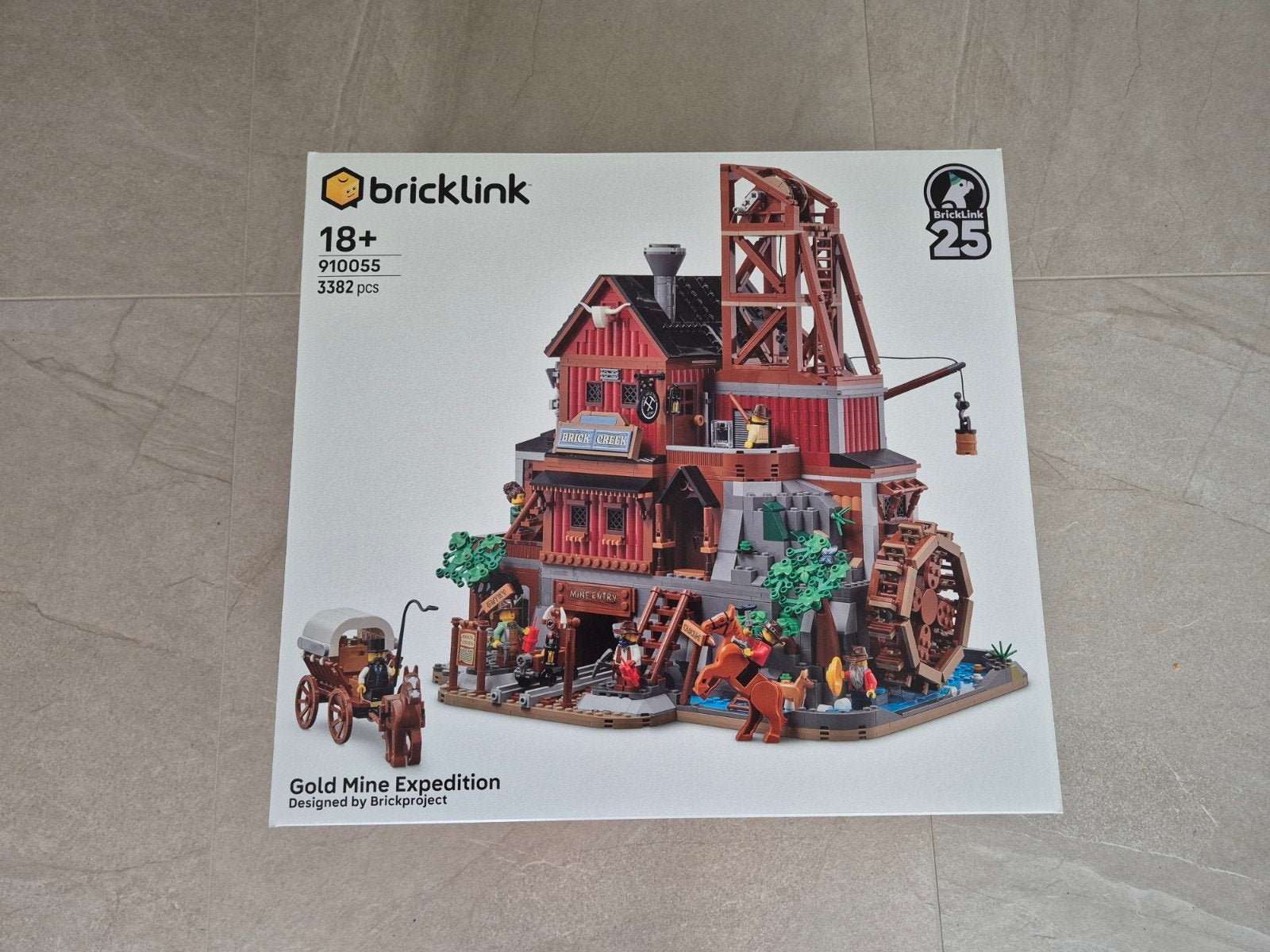 Lego Bricklink 910055 - Gold Mine Expedition, Ophalen, Overige thema's, Lego, Zo goed als nieuw