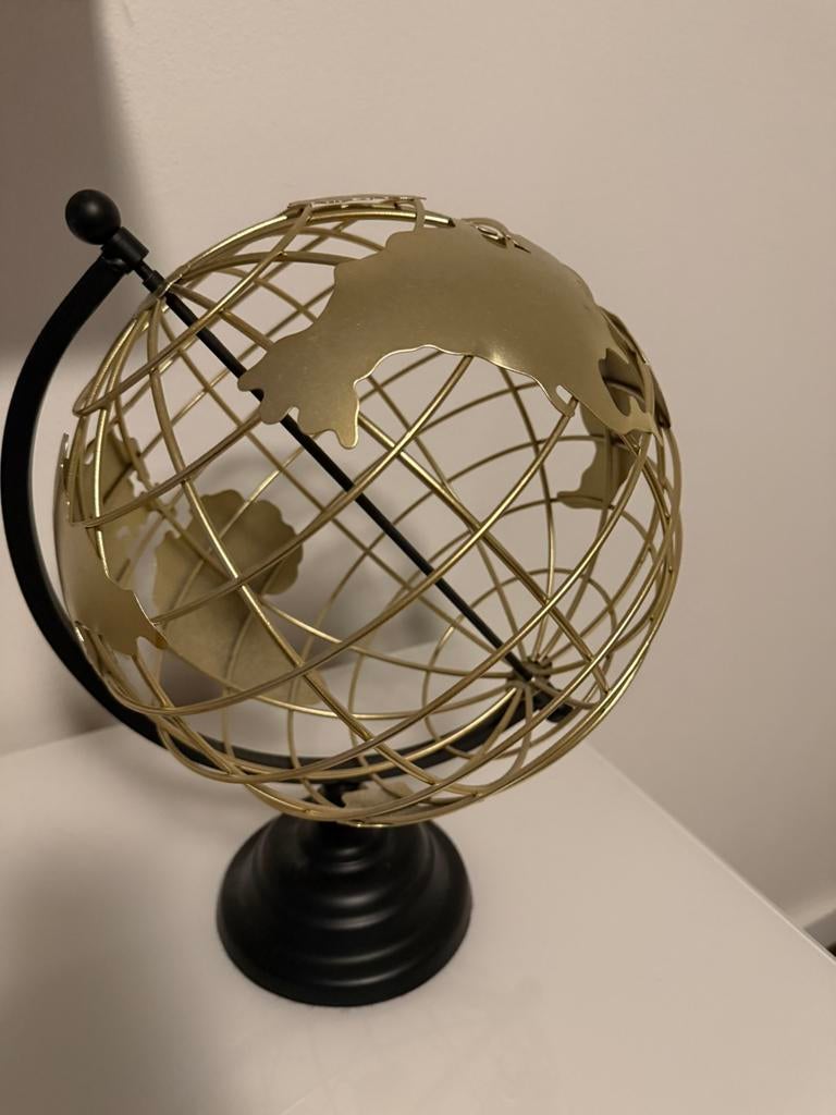 Wereldbol, Huis en Inrichting, Woonaccessoires | Wereldbollen, Ophalen, Zo goed als nieuw