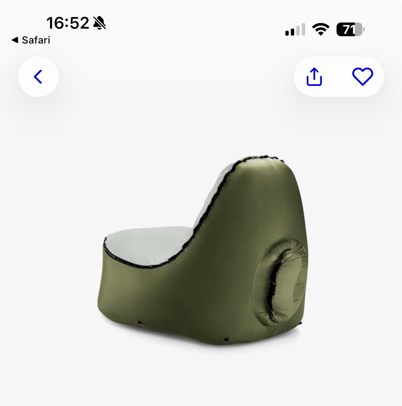 2x trono inflatable stoelen, Caravans en Kamperen, Ophalen of Verzenden, Zo goed als nieuw