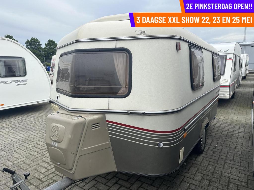 ERIBA - 2DE PINKSTERDAG OPEN, RUIM 200 CARAVANS, Caravans en Kamperen, Tot en met 2, Bedrijf, Eriba, 2 aparte bedden